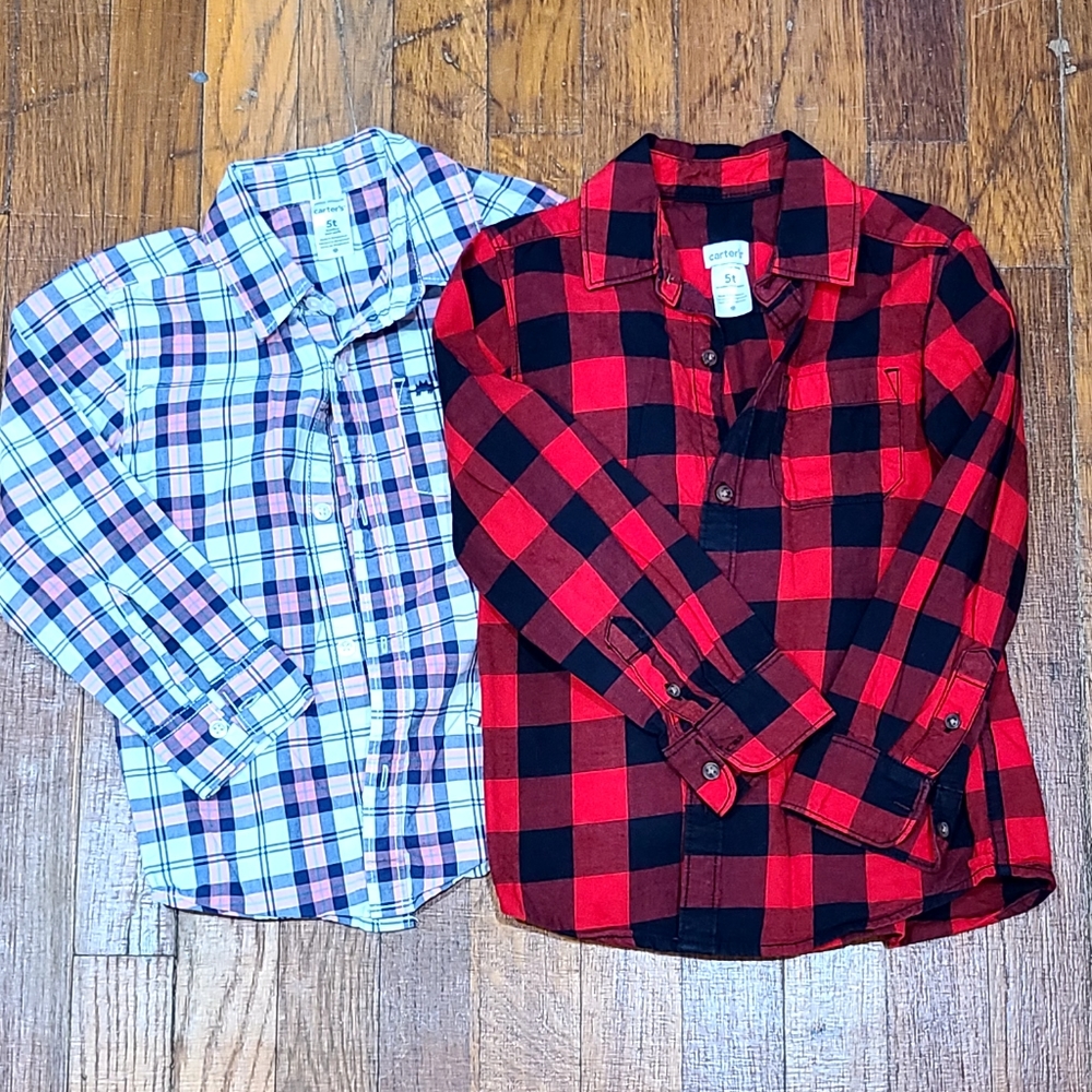 Toddler boy button down shirts